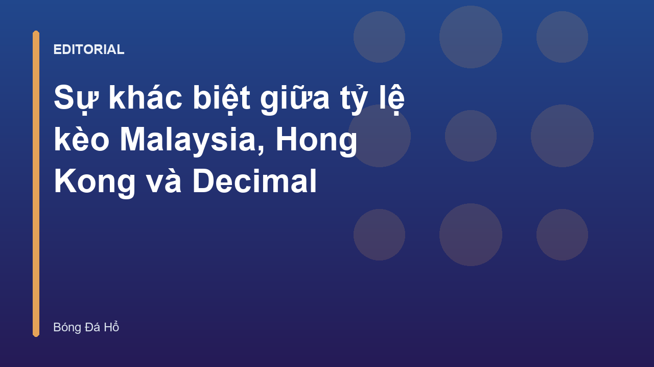So sánh các định dạng tỷ lệ kèo cá cược